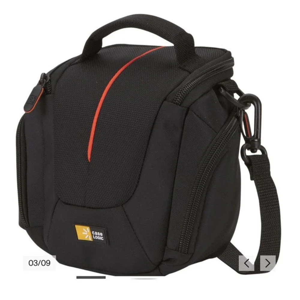 Case Logic Black Camera Storage Organization Case with Strap NEW - Picture 13 of 14